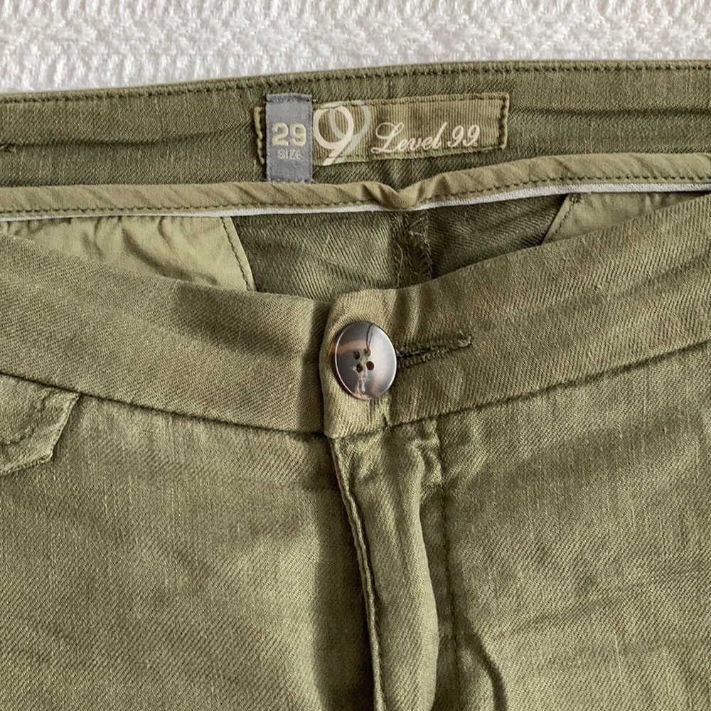 Level 99 linen kali wide leg pants size 29